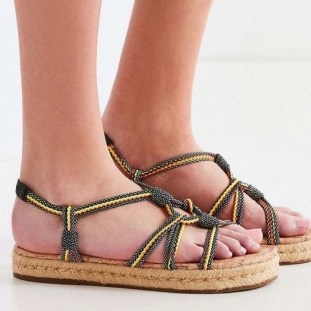 Circus by Sam Edelman Womens Athena Espadrille Platform  Sandals shoes sz 8.5